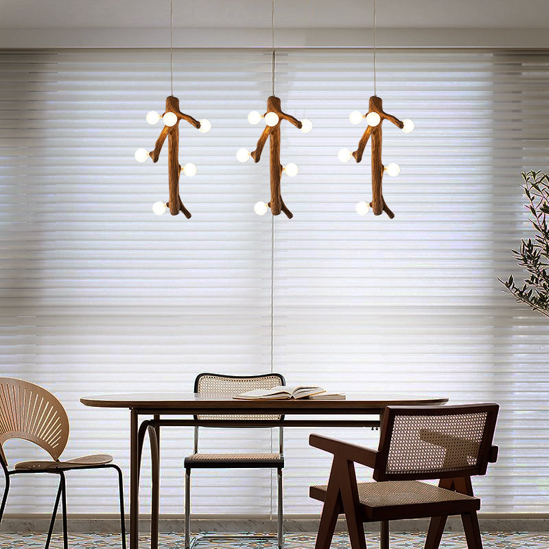 Austin Design LED Lysekroner Træ Metal/Glas Soveværelse/Stue