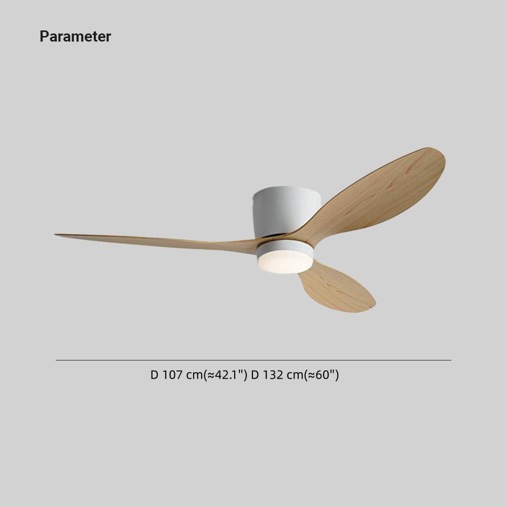 Walters 3-Blade Ceiling Fan with bright living room, 2 Colours 