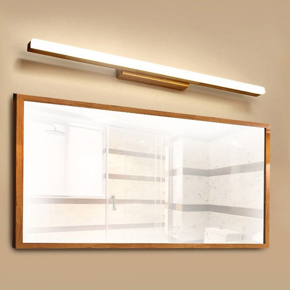 Ozawa Classic Metal/Wood Wall Lamp, Mirror Lamp for Bathroom