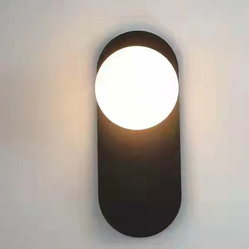 Valentina Modern LED Wall Lamps Indoor Black/Gold Glass Bedroom/Living Room 