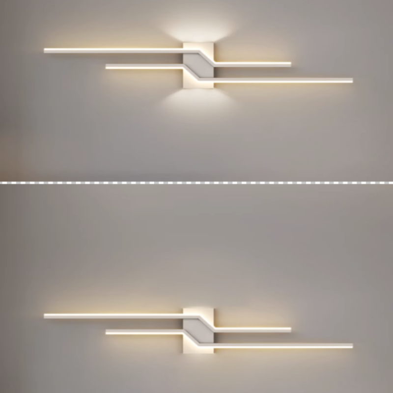 Alana  Dobbelt-lineær Væglampe, 4 Farve, L 100CM