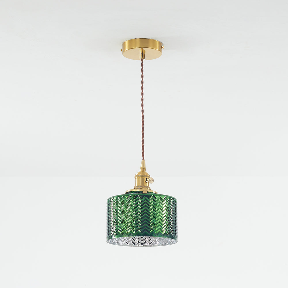 Hailie Green Pendant Lamp, 2 Styles, L 19/23CM 