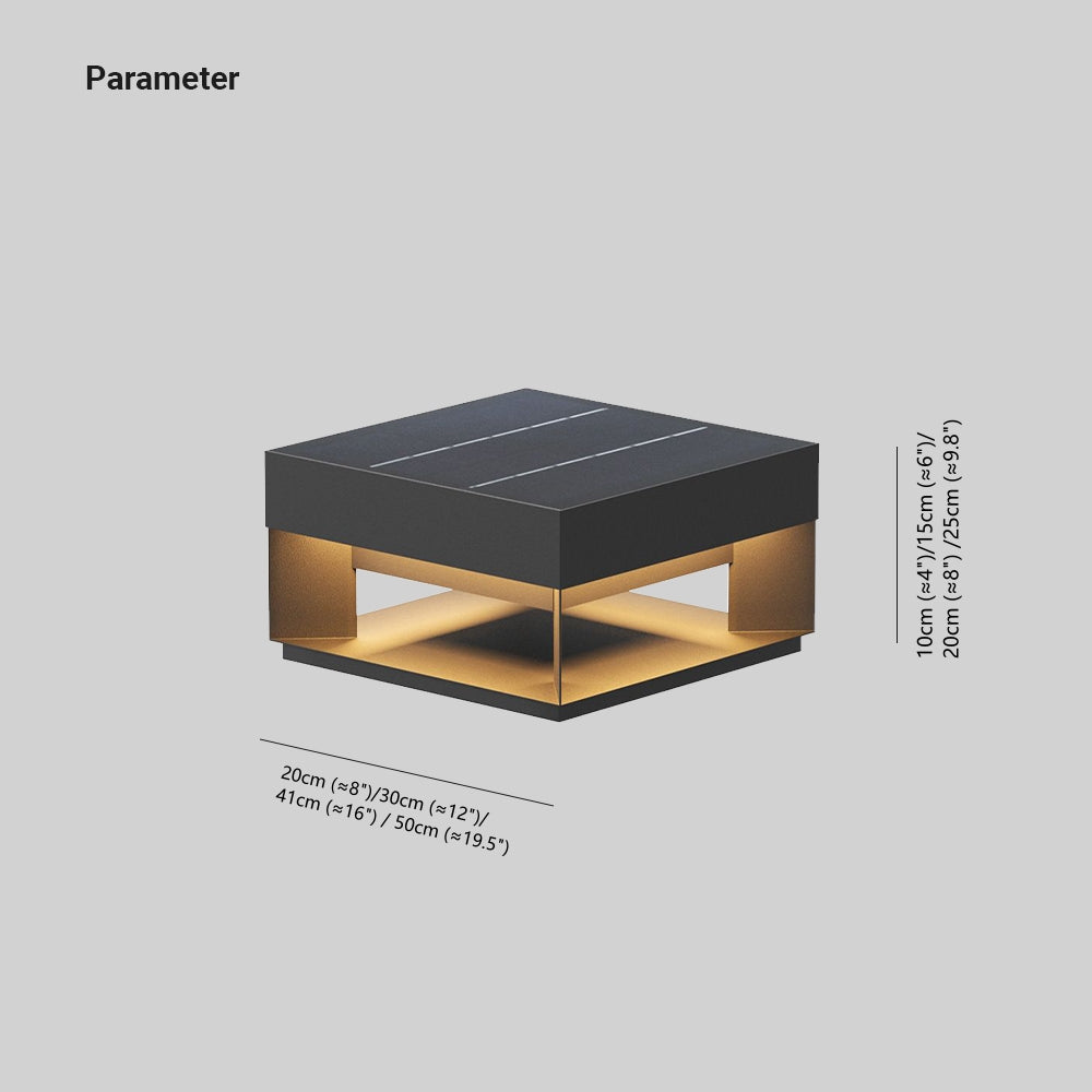 Riley Minimalistisk Pier-Mount Udendørslamper