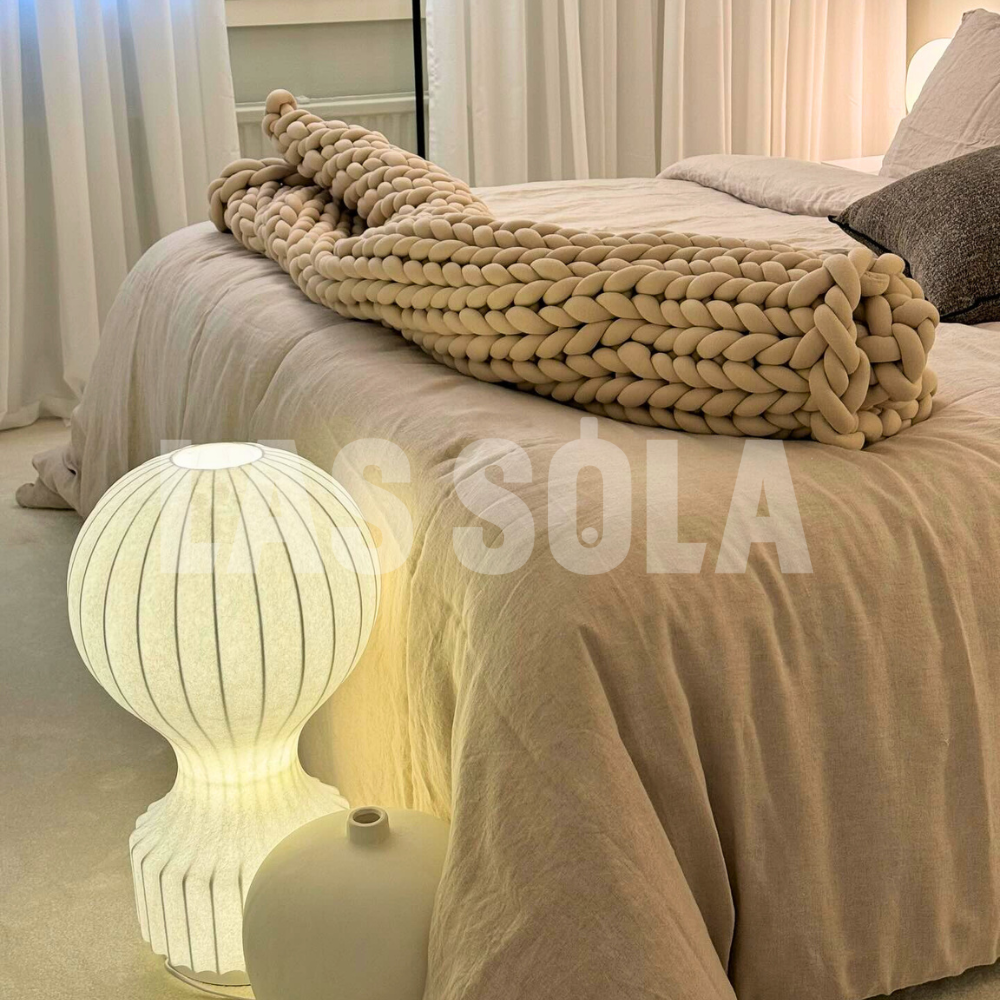 Renée Table Lamp, Synthetic Silk, Living Room, Bedroom