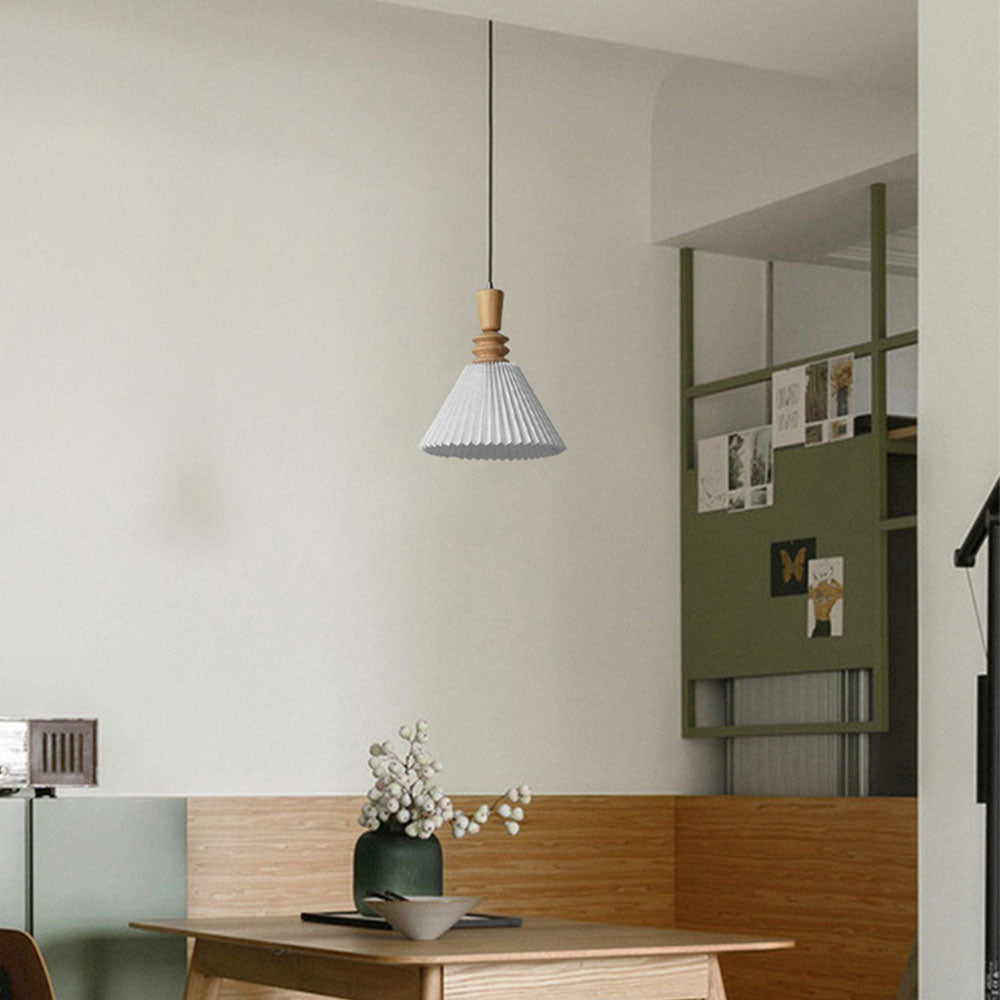 Creative Pleated Pendant Light for Kitchen Island