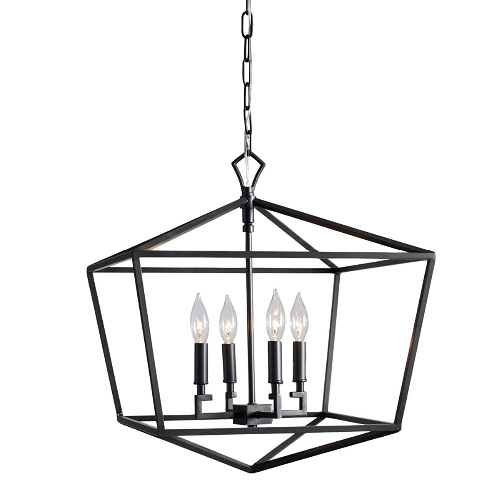 Alessio Design Pendant Lamp Black/Brass/Grey Metal Bedroom/Living Room 