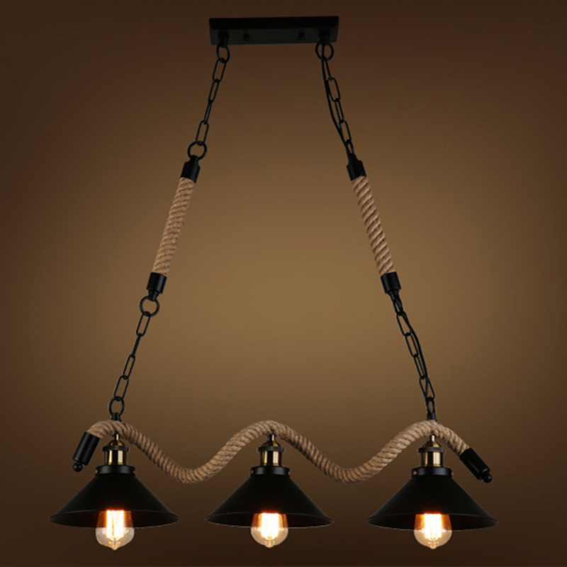 Epoch Vintage LED Black Pendant Lamp Metal Dining Room/Cafe/Living Room 