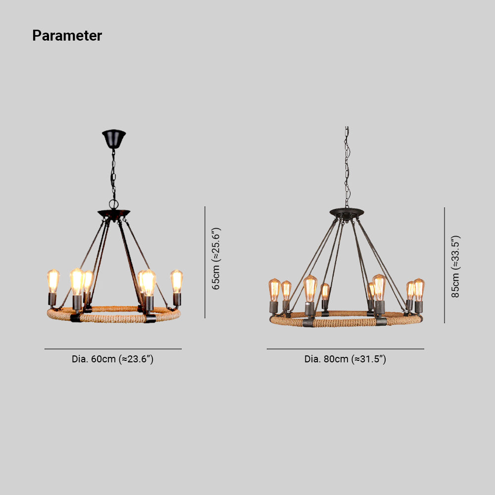 Epoch Design LED Pendellampe Sort metal Spisestue/Opholdsstue/Bar/Restaurant