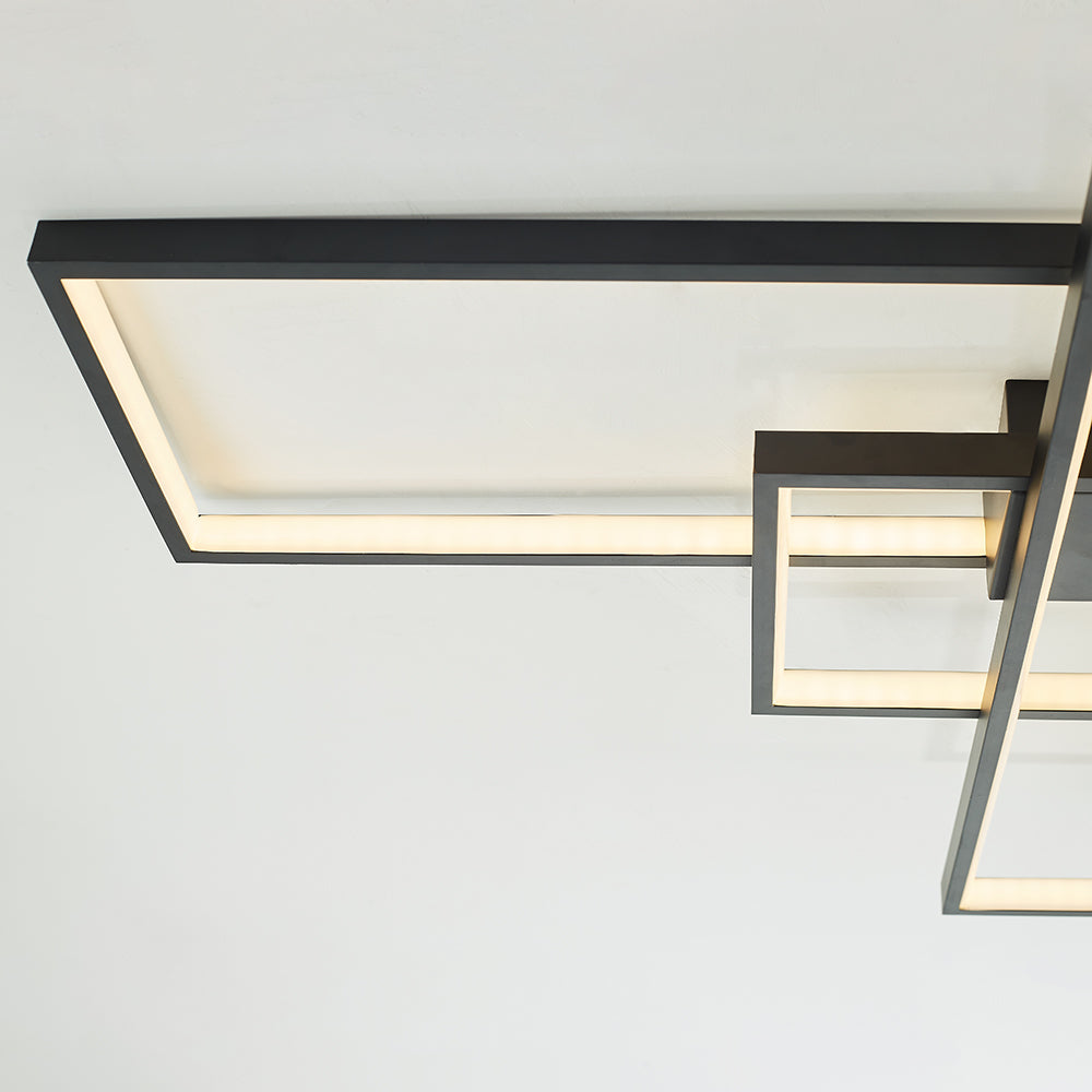 Bouvet Ceiling lamp, Multirectangular