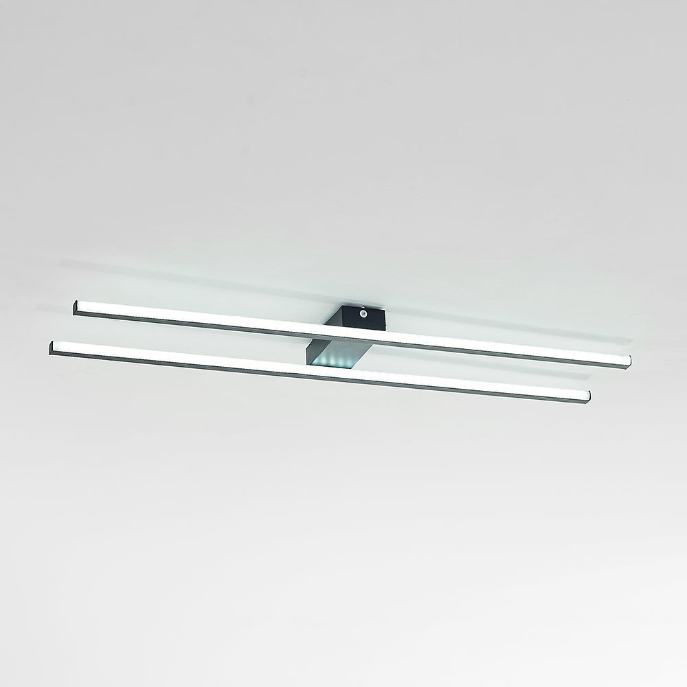 Modern linear ceiling lamp for hallways