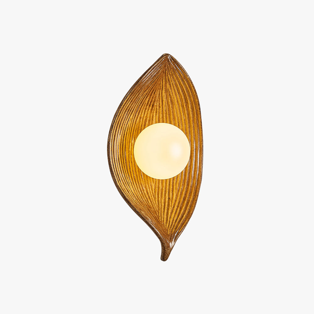Elif Moderne LED Væglamper Indendørs Sort/Træ Akryl Stuen