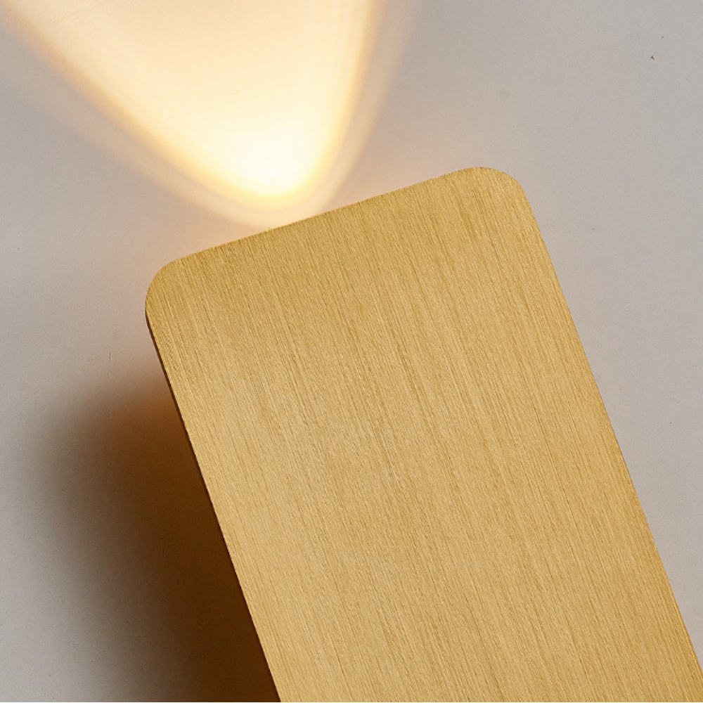 Ozawa Moderne Firkantet Indendørs Væglampe Metal/Akryl Soveværelse