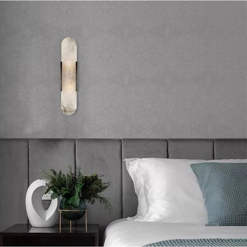 Modern Nordic Dolomite Wall Lamps Indoors for Bedroom &amp; Hallway