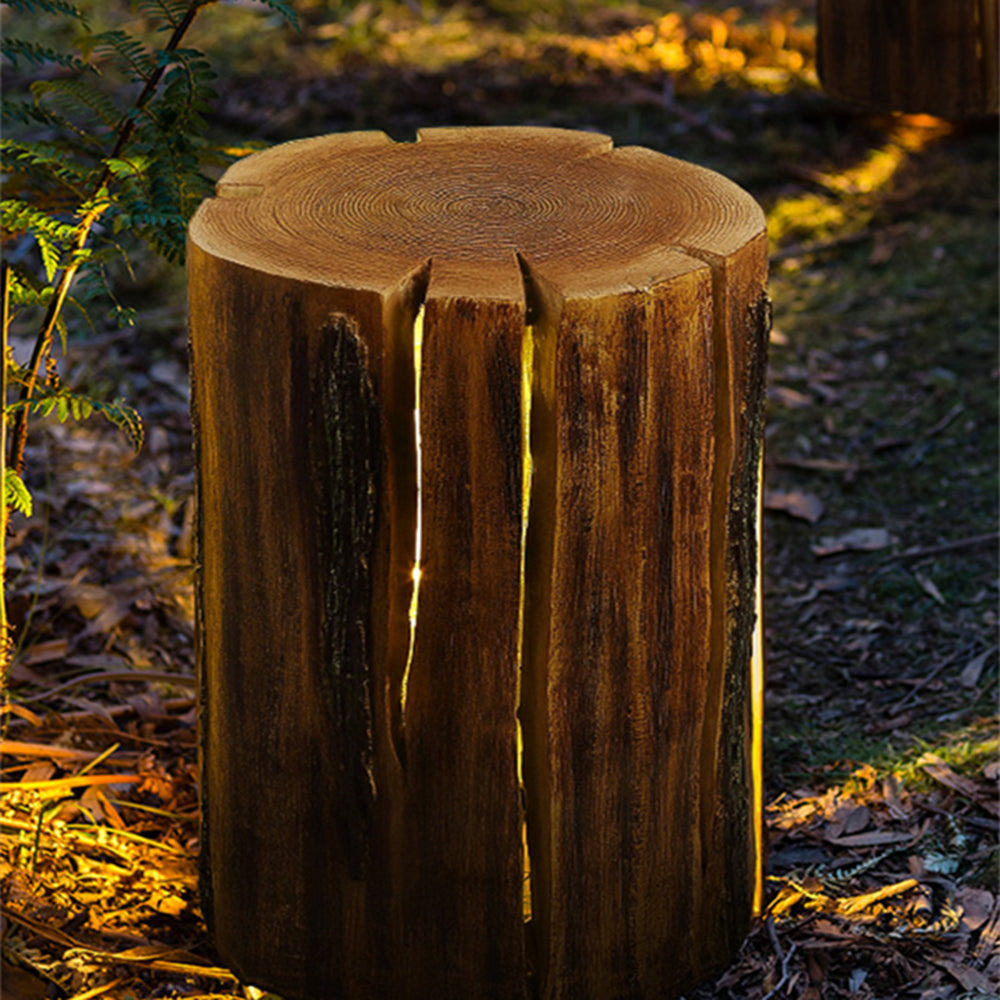 Orr Outdoor Floor Lamp with Wooden Poles