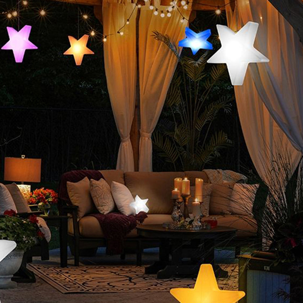 Minori Star-shaped Outdoor Floor Lamp, L 20/30/40/60CM