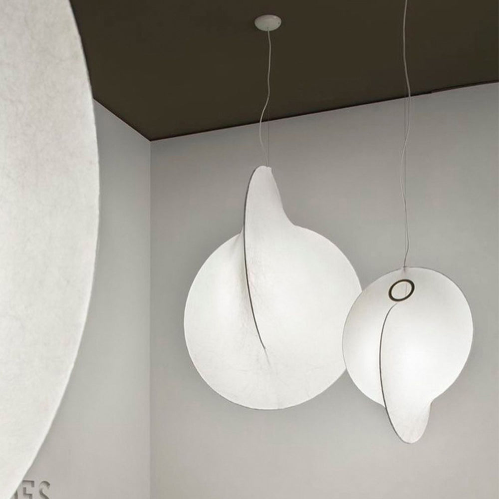 Renée Pendant lamp, Fabric, Metal, Artificial silk | Las Sola