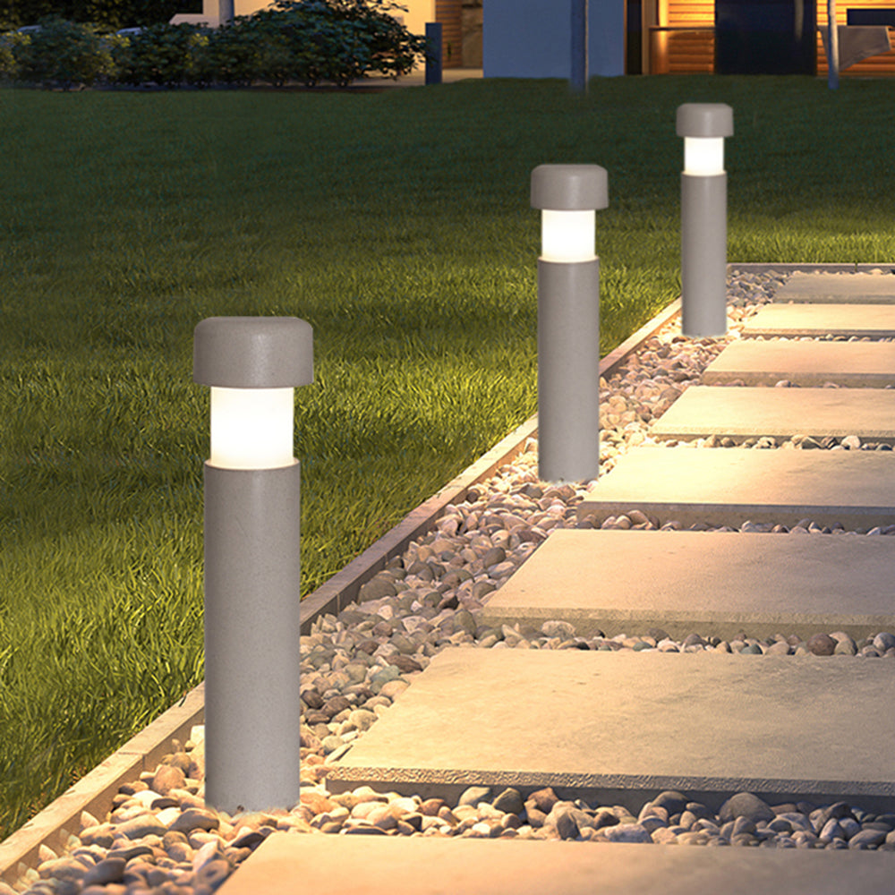 Orr Minimalist Gray Outdoor Path Lighting 