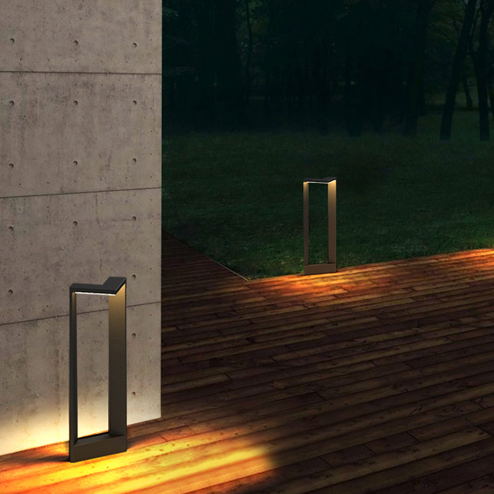 Orr Minimalist, Right-angled Outdoor Path Lighting, L 40/60/80CM 