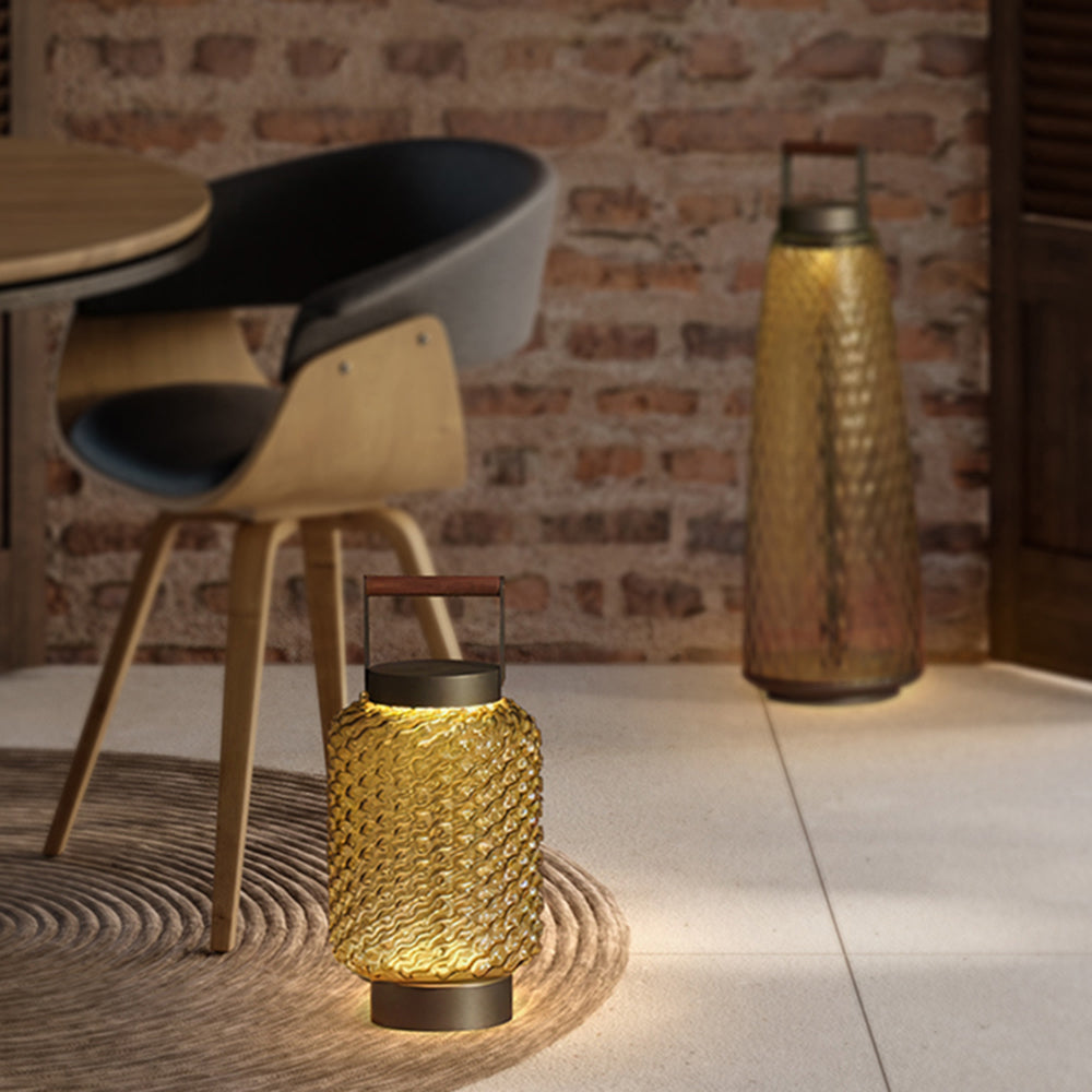 Hailie Lantern Outdoor Floor Lamp 