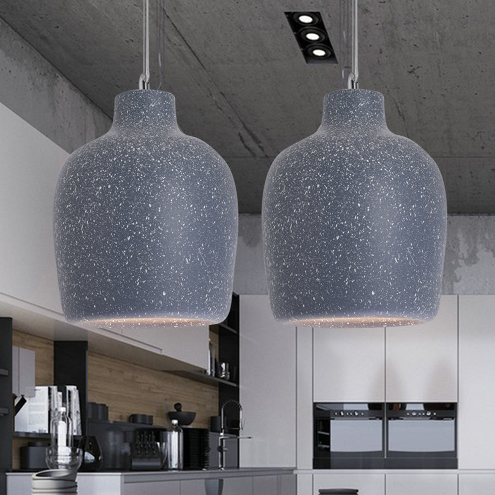 Byers Jar-shaped Pendant Lamp, Resin, DIA 30CM, 4 Colours 