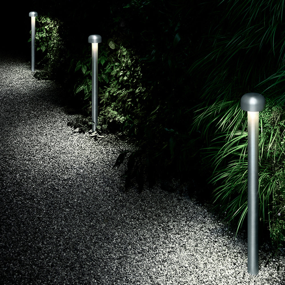 Orr Mushroom Shaped Outdoor Path Light, Path Lighting, 2 Colors 