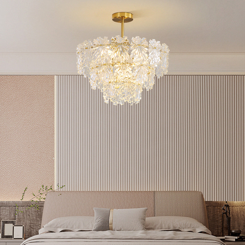 Marilyn Pendant lamp 3 rings, color temperature can be changed, metal &amp; glass
