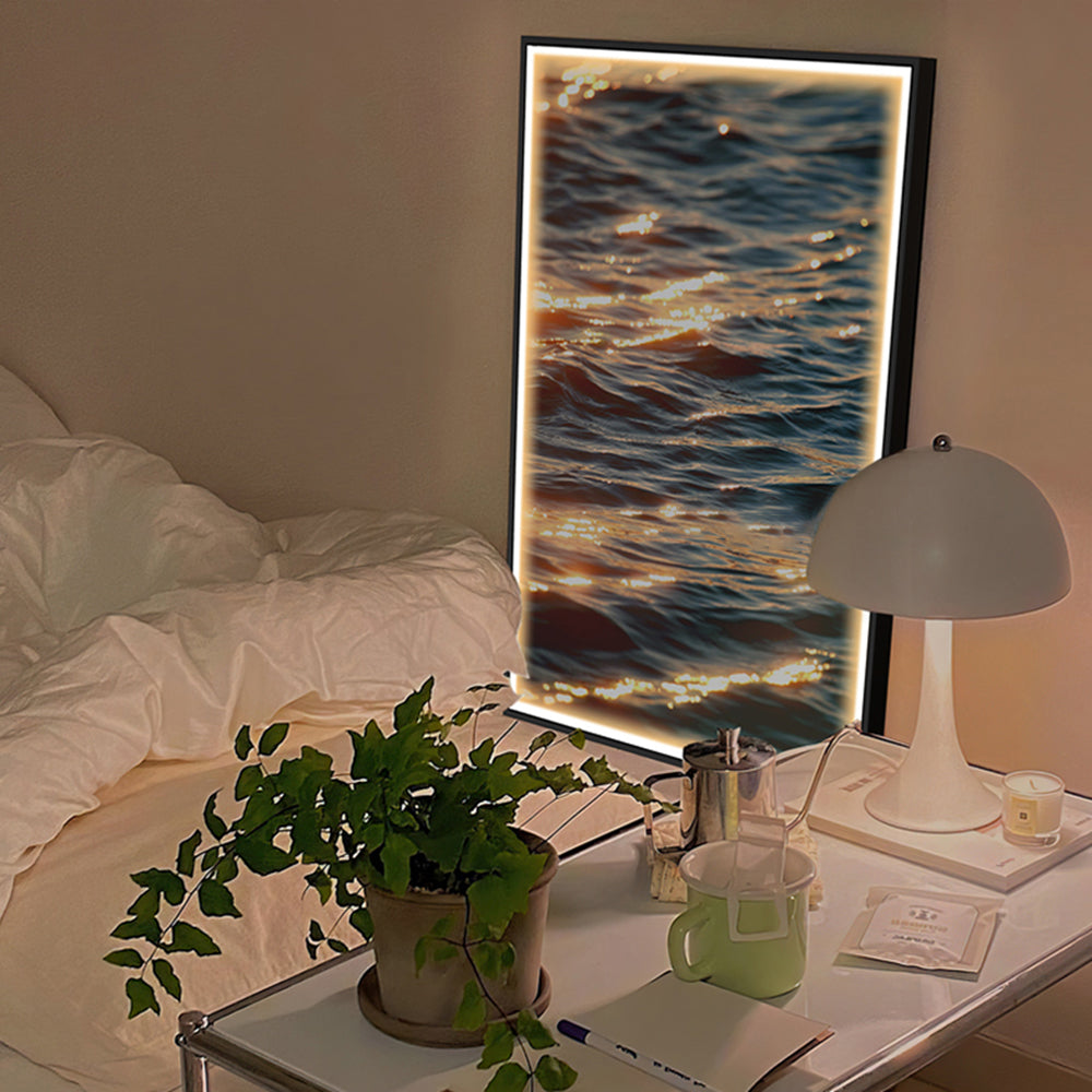Velia Decorative Painting Metal/Crystal Wall Lamp, LED 
