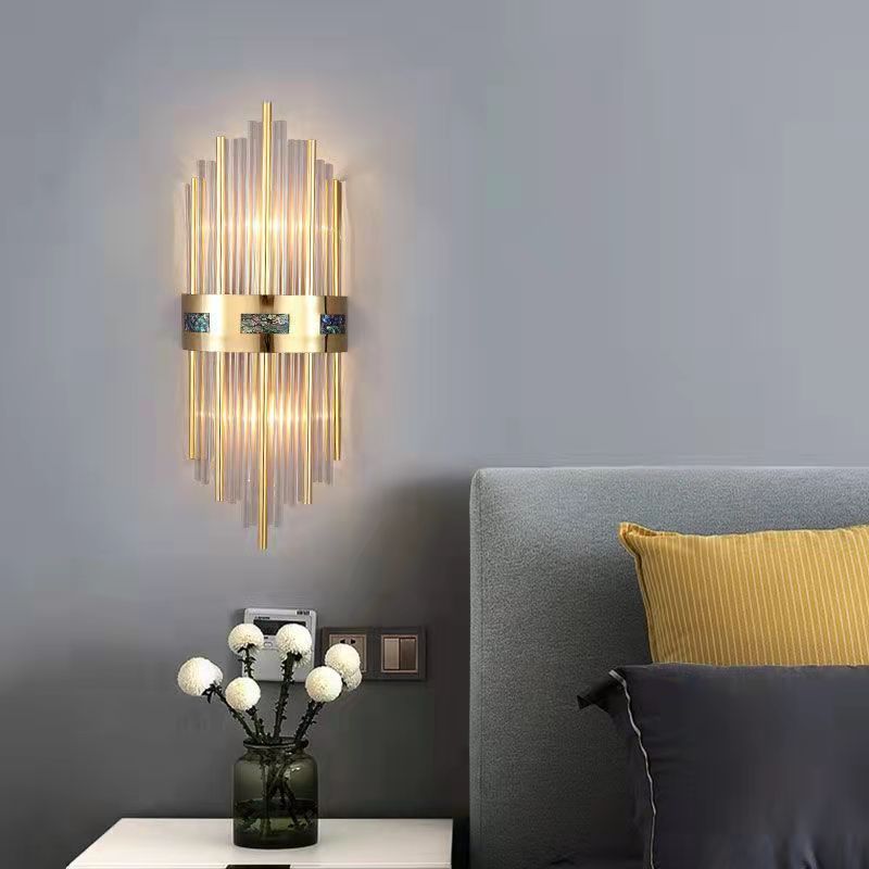 Crystal Væglampe Sengekant Lampe, 8CM