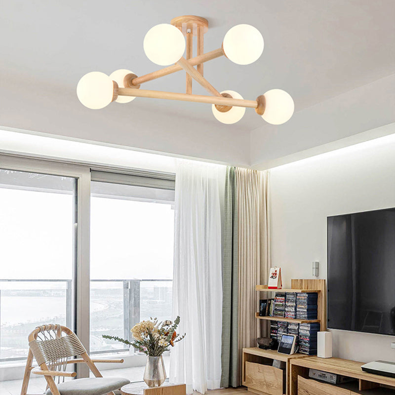 Ozawa Pendant Lamp, 4/6/8 Heads, Living Room/Bedroom