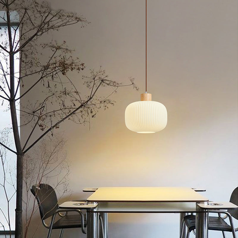 Ozawa Pendant Lamp, 2 Style, Wood&amp;Glass, Living Room/Bedroom