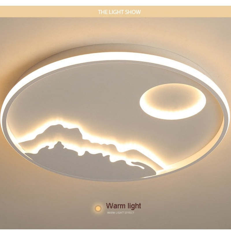 Quinn Mountain View Flush Mount Ceiling Light - Las Sola-DK