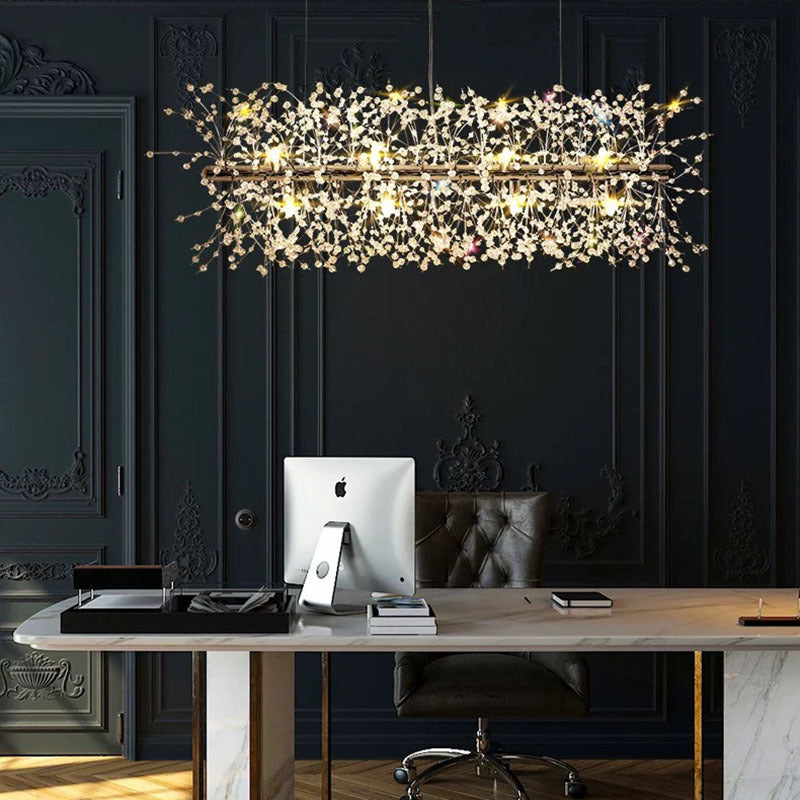 Nordic Creative art chandelier with pendant lamp for the dining room 