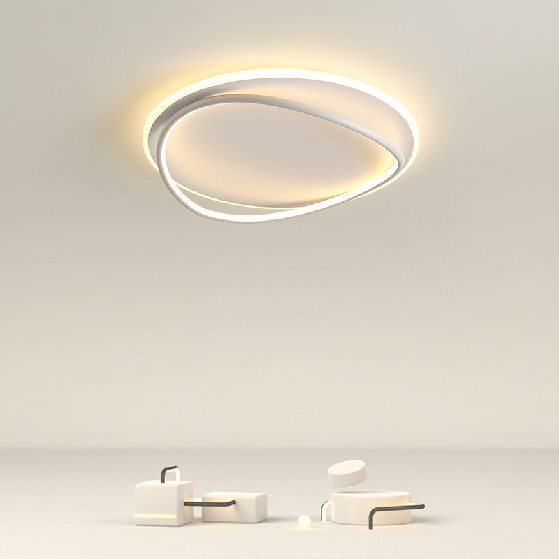 Quinn Dobbelt-ring Loftlampe, 2 Farve