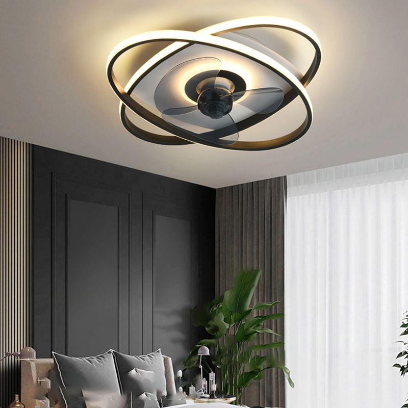 Arisha Double-ring Ceiling Fan with Light, 5 Colour, DIA 50CM 