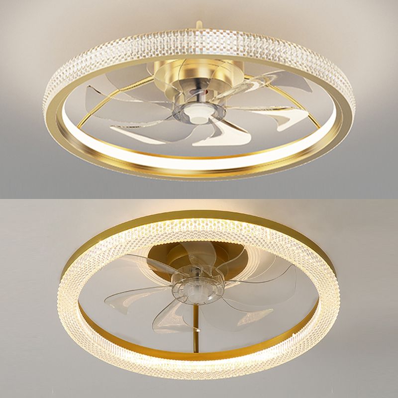 Kirsten Ceiling Fan with Light, 6 Style, DIA 50CM