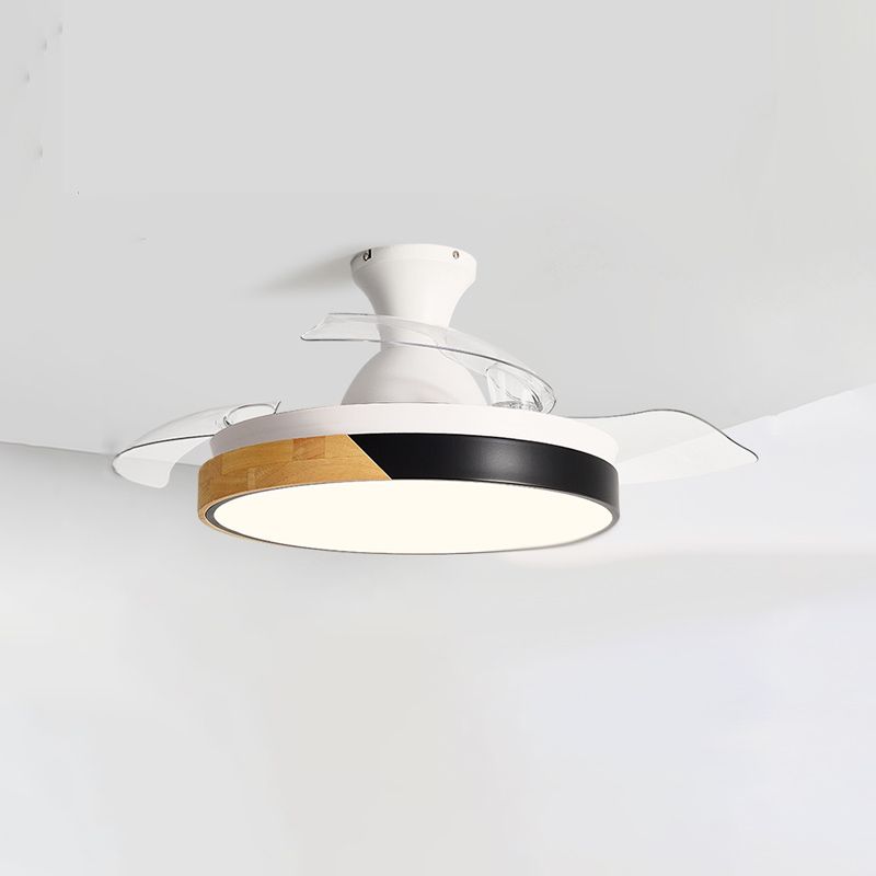 Morandi Invisible Blades Ceiling Fan with Light, 5 Colour, DIA 90/100CM 