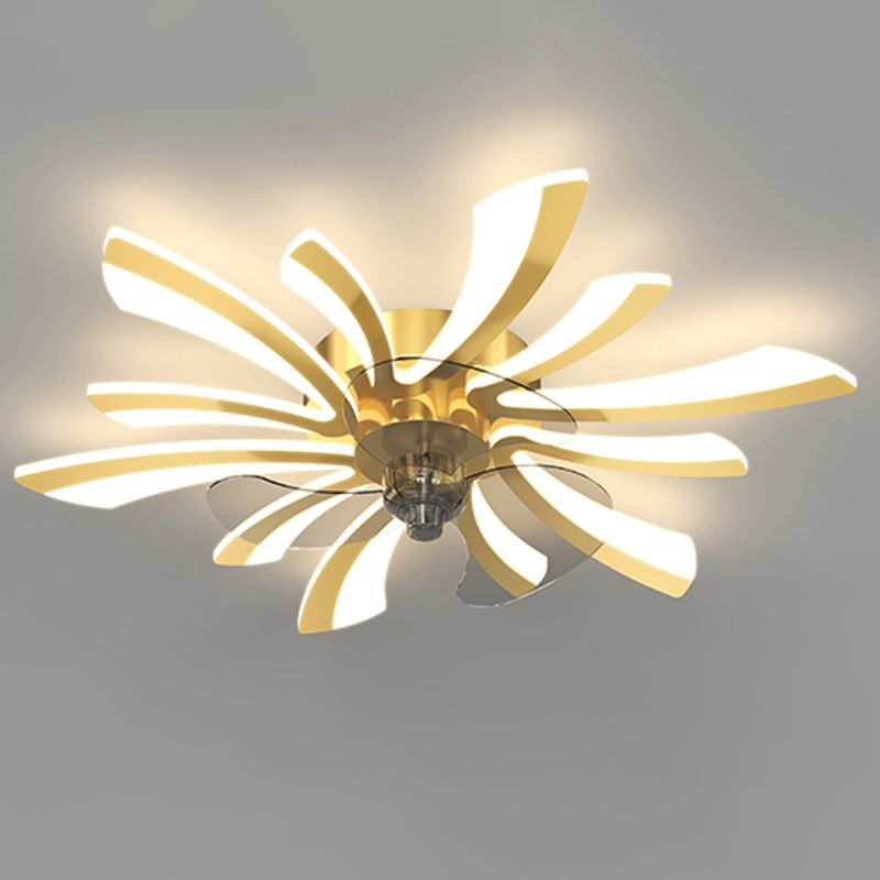 Hana Ceiling Fan with Light, 3 Colour, DIA 65/69/79CM