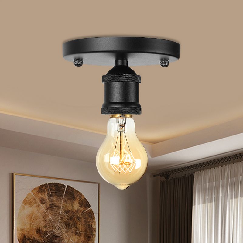 Alessio Bulb Semi-Ceiling Lamp, 5 Colours