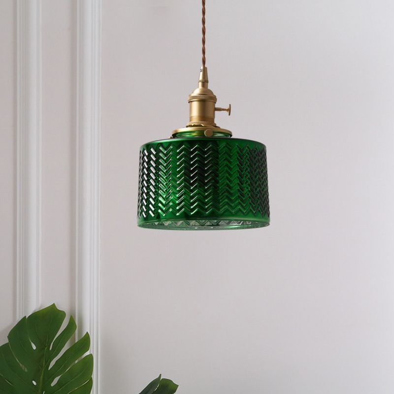 Hailie Green Pendant Lamp, 2 Styles, L 19/23CM 