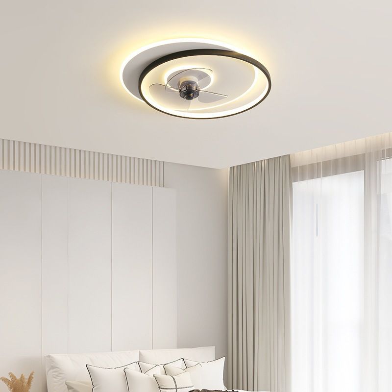 Arisha 2-ring Ceiling Fan with Light, 2 Colour, DIA 46/56CM 