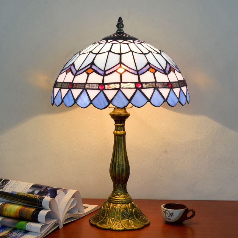Alessio kuppelformet flerfarvet bordlampe - Las Sola-DK