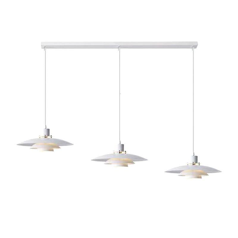 Carins Cluster White Pendant Lamp, 1/2/3 Heads 