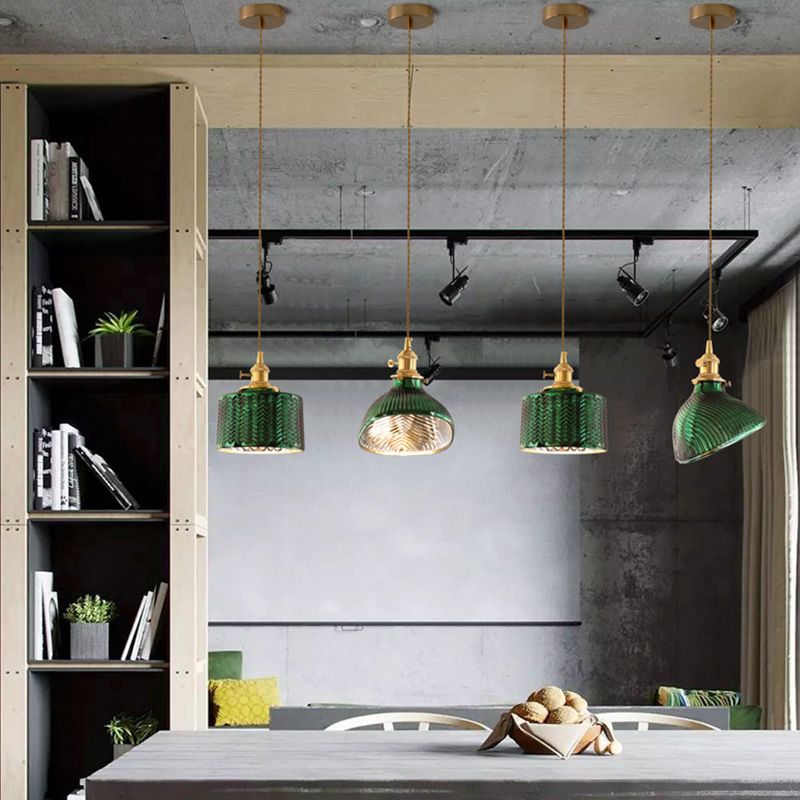 Hailie Green Pendant Lamp, 2 Styles, L 19/23CM 