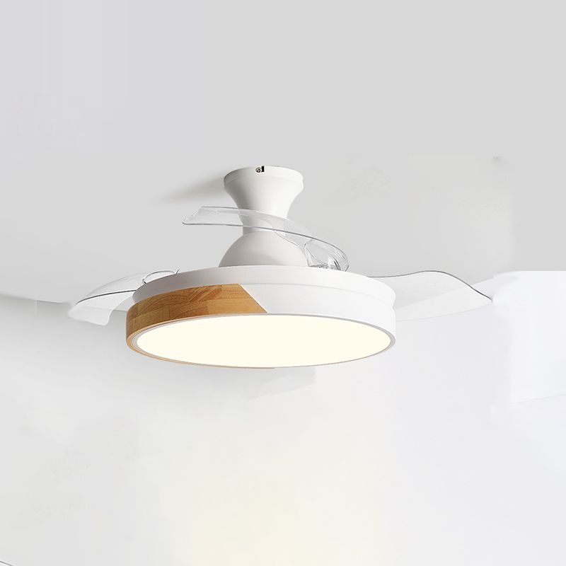 Morandi Invisible Blades Ceiling Fan with Light, 5 Colour, DIA 90/100CM 