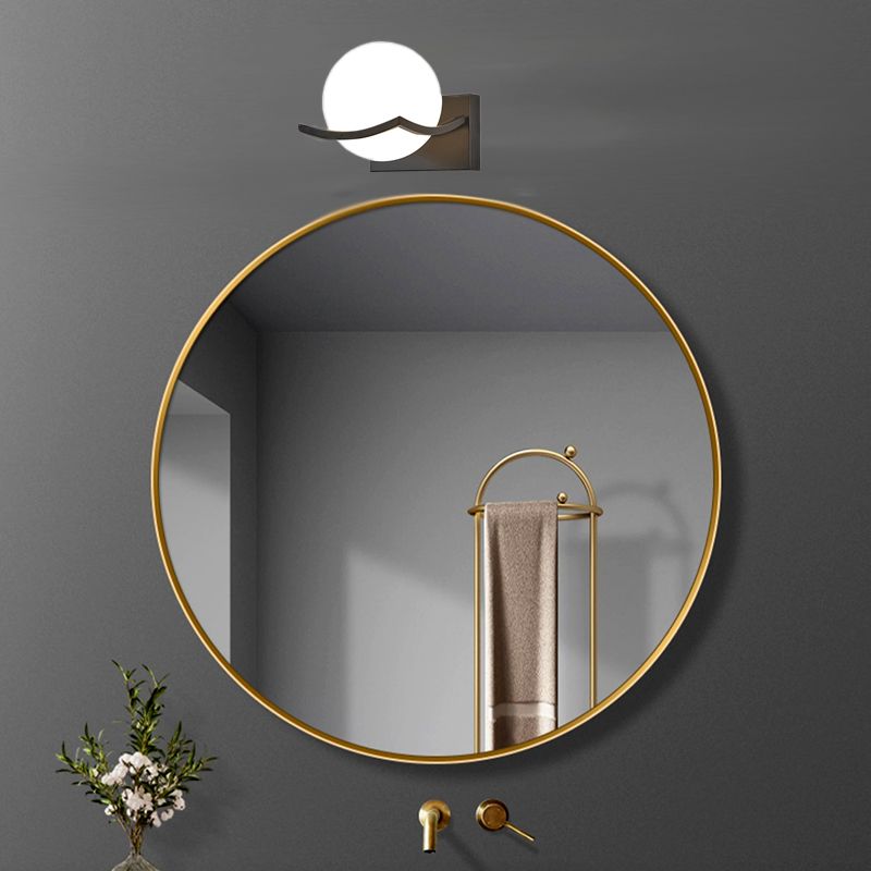 Valentina Mirror Lamp for Bathroom, 5 Hairstyle, DIA 18CM 