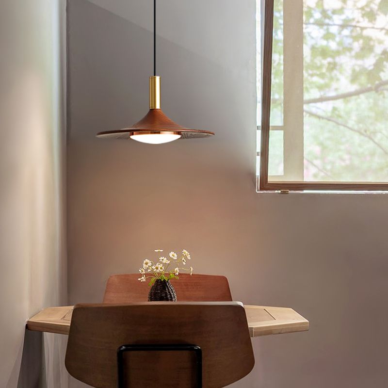 Carins Cluster Pendant Lamp, Metal &amp; Wood, 1/2/3 Heads, DIA 25CM/35CM 