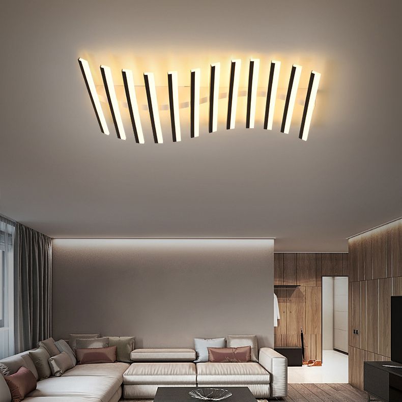 Quinn Linear Ceiling Lamp, 12/15 Light 