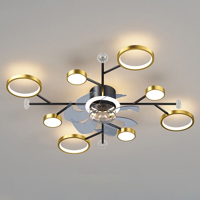 Weiss Ceiling Fan with Light, 2 Colour, DIA 68/88/107cm 