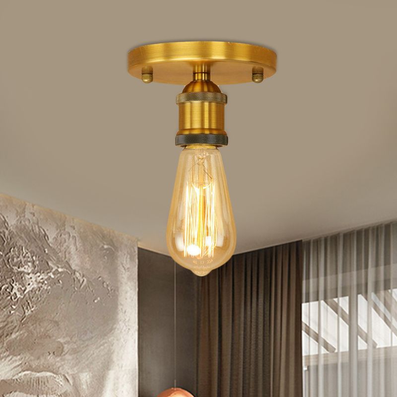 Alessio Bulb Semi-Ceiling Lamp, 5 Colours