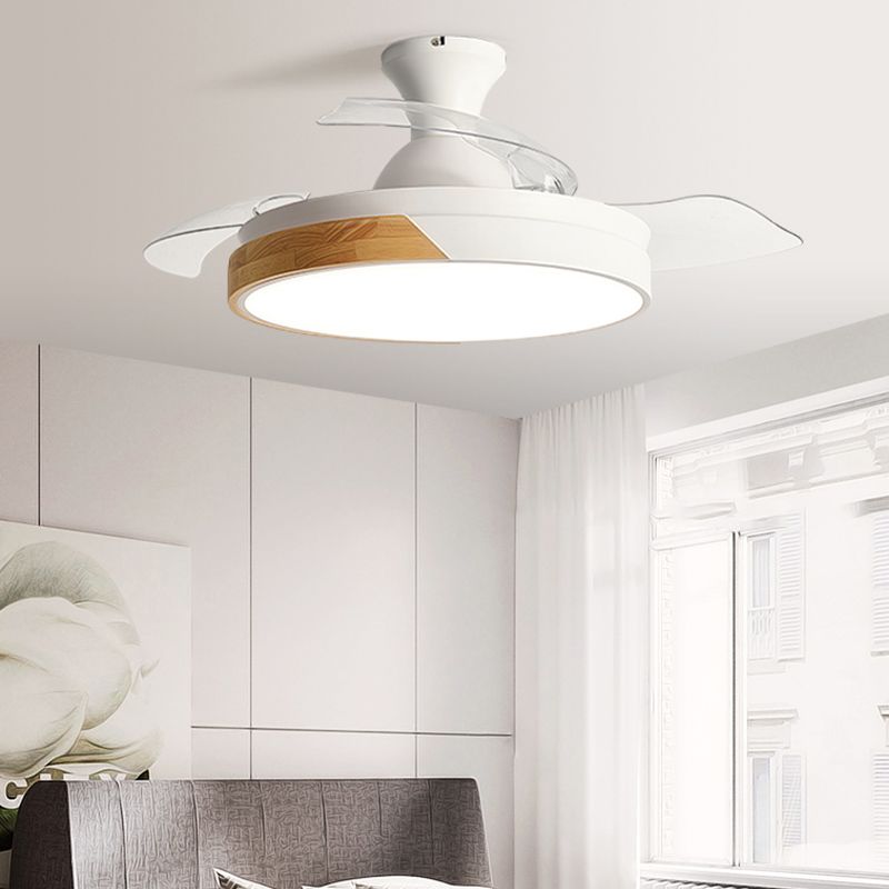 Morandi Invisible Blades Ceiling Fan with Light, 5 Colour, DIA 90/100CM 